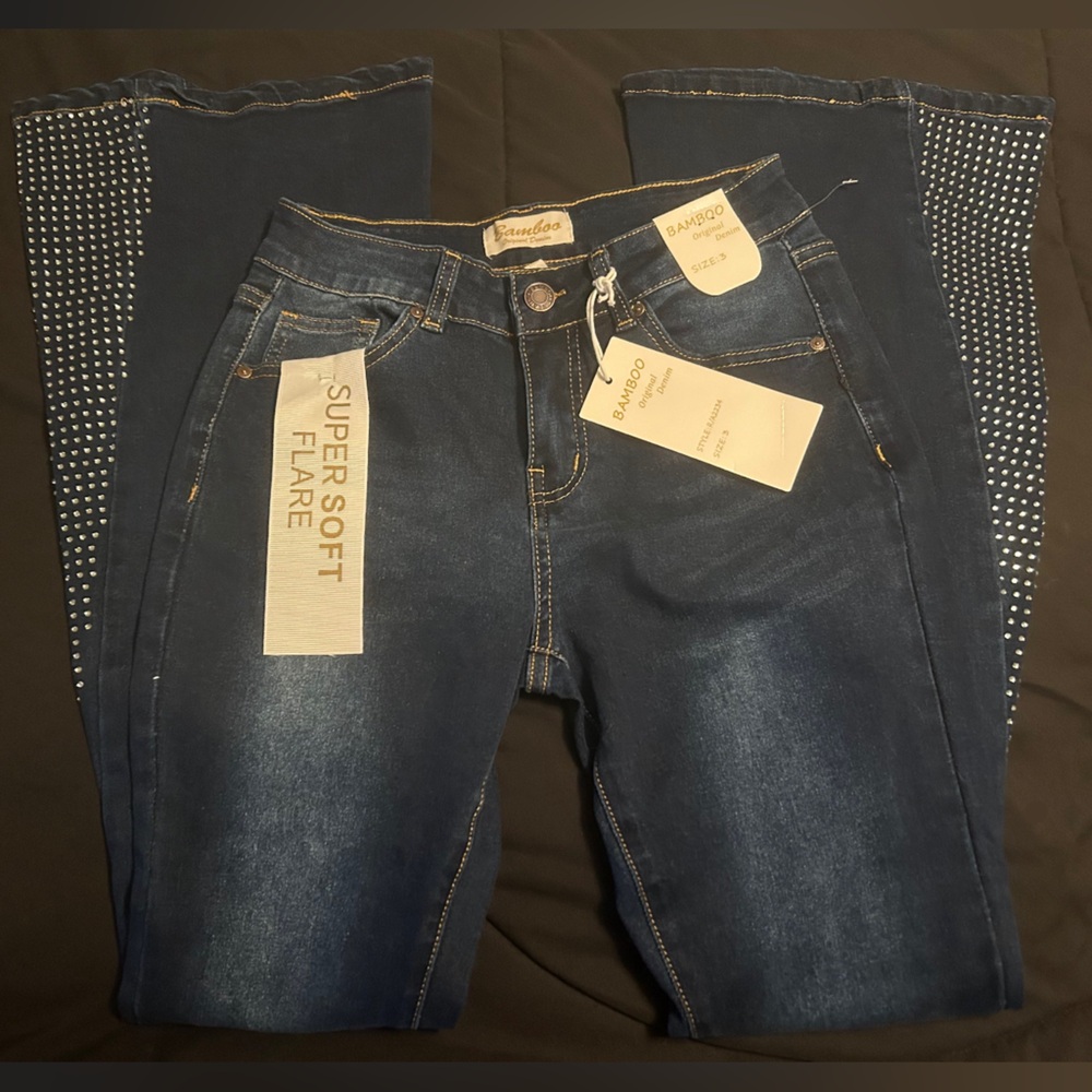 `` Bamboo ’’ boot cut jeans